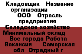 Кладовщик › Название организации ­ O’stin, ООО › Отрасль предприятия ­ Складское хозяйство › Минимальный оклад ­ 1 - Все города Работа » Вакансии   . Самарская обл.,Отрадный г.